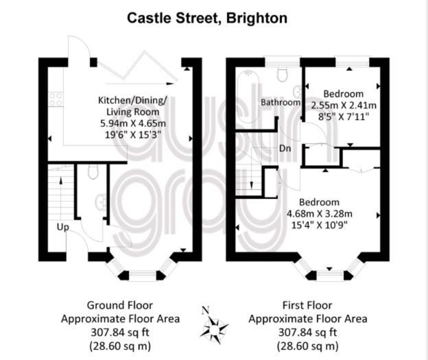 Castle Street - Central Brighton Townhouse, Up To 8 Guests Villa Екстериор снимка